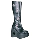 Demonia Boots Women's DYNAMITE-600 5 1/4 Platform Knee Boot Available in 3 Colors