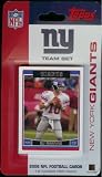2006 Topps New York Giants Limited Edition Team Set (12 Cards) - Not Available in Packs - Includes Eli Manning, Jeremy Shockey, Antonio Pierce, Tiki Barber, Armani Toomer, Mathias Kiwanuka, and more!