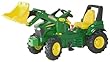 Schneider Novus 71 012 6 - Trettraktor 146 cm John Deere 7930 mit Luftbereifung + Lader + Schaltung und Bremse
