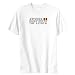 T-Shirt White Elegant Flag 