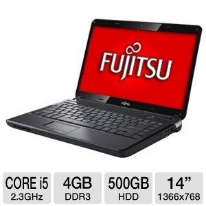 LIFEBOOK LH531 14" Notebook (Core i5 i5-2410M 2.30 GHz 4GB DDR3 500GB HD)