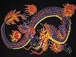 Sarong - "Dragon 3", Heavyweight, Batiked - 44" X 66"