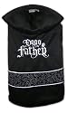 Snoop Dogg Pets Polyester Dogg-Father Hoodie, Black, Extra Large