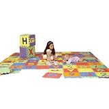 Edushape Edu Tiles Uppercase Letters Playmat, 26... by Edushape