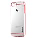 iPhone 6 Plus Case - Poetic iPhone 6 Plus Case [Atmosphere Series] - [Lightweight] [Slim-Fit] Slim-Fit Tranparent Hybrid Case for Apple iPhone 6 Plus 5.5 Clear/Red (3 Year Manufacturer Warranty From Poetic)