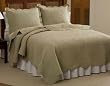 French Tile Full / Queen Quilt Beige