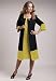 Roamans Plus Size Colorblock Hem Jacket Dress with Empire Waist