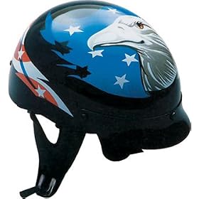 Double Eagle shorty motorcycle helmet