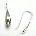 4 pcs .925 Sterling Silver Ear Wire Earring French Hook Dangle Hole/Findings/Bright