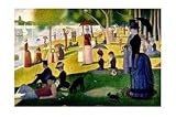 Sunday Afternoon on the Island of La Grande Jatte, Fine Art Print by Georges Seurat, 36x24