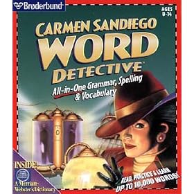 Carmen San Diego Word Detective (Box including Merriam Webster's Disctionary) by 