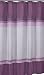Creative Bath Products Inc. S1074PUR Pleats Shower Curtain, Purple