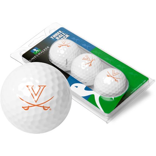 Virginia Cavaliers Ncaa 3 Golf Ball Sleeve Pack