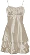 Satin Bubble Mini Dress Prom Formal Holiday Party Cocktail Gown Bridesmaid
