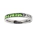 August Birthstone Princess Cut Christian Purity title=