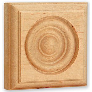 Jeffrey Alexander Rosette (ROS1CH) 3/4 x 3 x 3, Cherry