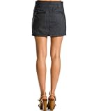 Armani Exchange Button Trim Mini Skirt