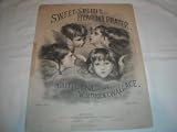 SWEET SPIRIT HEAR MY PRAYERW. WALLACE 1860 SPLIT SEAM T SHEET MUSIC 316