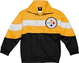 Pittsburgh Steelers Youth Bold Stripe Track Jacket Youth Large