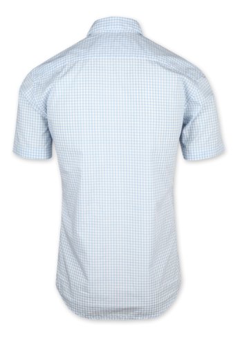Mens Lacoste SS Checked Shirt