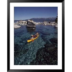 Lake Tahoe, Nevada, USA Framed Art Poster Print, 39x49