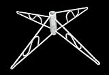 29" White Metal Tree Stand - For Artificial Christmas Trees
