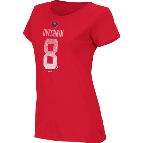 Reebok Washington Capitals Alex Ovechkin Women's T-Shirt Small