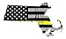 Massachusetts State (E22) Thin Yellow Line Dispatch Vinyl Decal Sticker Car/Truck Laptop/Netbook Window