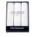 3 Pack Hankies Handkerchief by Umo Lorenzo - White Cotton