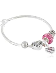 Sterling Silver Love of a Family is Lifes Greatest Blessing Bead Charm Bracelet
