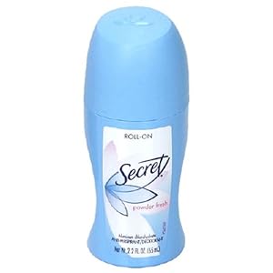 Secret Original Anti-Perspirant/Deodorant, Roll-On, Powder Fresh, 2.2 fl-Ounces (Pack of 4)