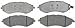 ACDelco - Pad Set Frt Disc (B) (14D1035C)