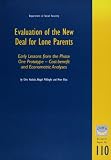 Evaluation of the new deal for lone parents : early lessons from the phase one prototype - cost-benefit and econometric analyses