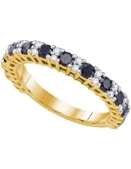 1.09CTW BLACK DIAMOND FASHION BAND