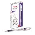 R.S.V.P. Stick Ballpoint Pen, Translucent Barrel, Violet Ink, Fine Pt, 0.70 mm