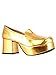 70's Men's Gold Pimp Shoe
