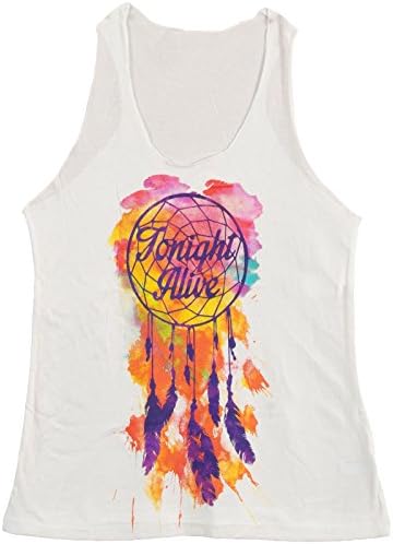 Tonight Alive Women's Dreamcatcher Womens Tank Large White