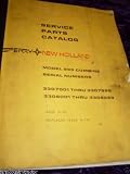 New Holland 995 Combine OEM Tractor Parts Manual (issue 2-73) New Holland 995 Combine OEM Tractor Parts Manual (issue 2-73)