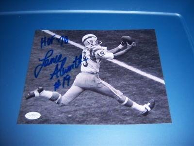 Lance Alworth Autographed Photo - hof Jsa coa 8x10 - Autographed NFL Photos