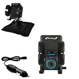 Sandisk Sansa Clip Auto Bean Bag Dash Holder with Car Charger - Uses Gomadic TipExchange