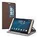 kwmobile Practical and Chic FLIP Cover case with Window and Synthetic Leather for Huawei MediaPad X2 7.0 in Dark Brown