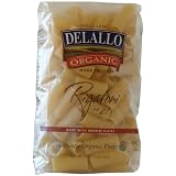 DeLallo Organic Rigatoni #21, 16-Ounce Units (Pack of 16)