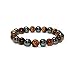 3x Power Men's Magnetic Hematite Tiger's Eye Bracelet, 8.5