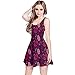 CowCow Red Pink and Purple with Skulls Sleeveless Dress
