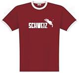 Ringer T-shirt Schweiz Kuhma Groesse XL