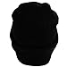 ShungHO Hip-Hop Cap Sport Unisex Chic Warm Knit Hat Beanie Black