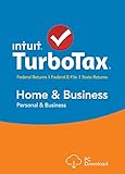 TurboTax Home & Business 2015 Federal + State Taxes + Fed Efile Tax Preparation Software - PC Download