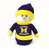 Michigan Wolverines NCAA Animated Dancing Snowman (9)