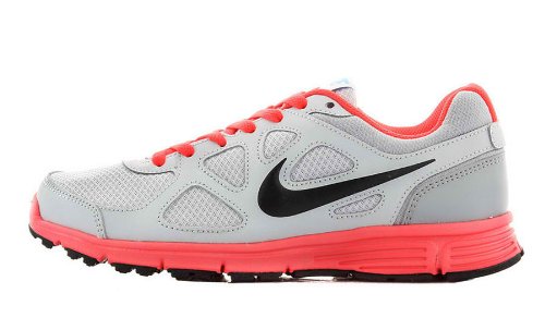 Nike Women's Revolution Running Shoe,Pure Platinum/Bright Crimson/Wolf Grey/Anthracite,5.5 B US On Sale