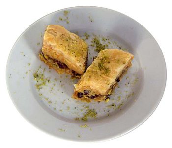 Baklava, walnut, 36pc. tray by Baklava